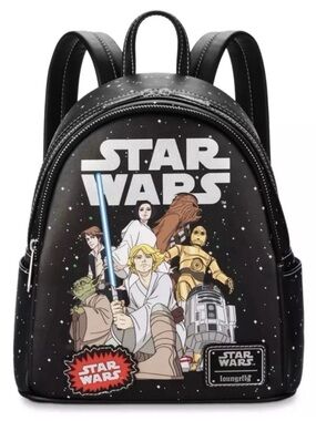 2024 DISNEY PARKS LOUNGEFLY STAR WARS GLOW-IN-THE-DARK BACKPACK
